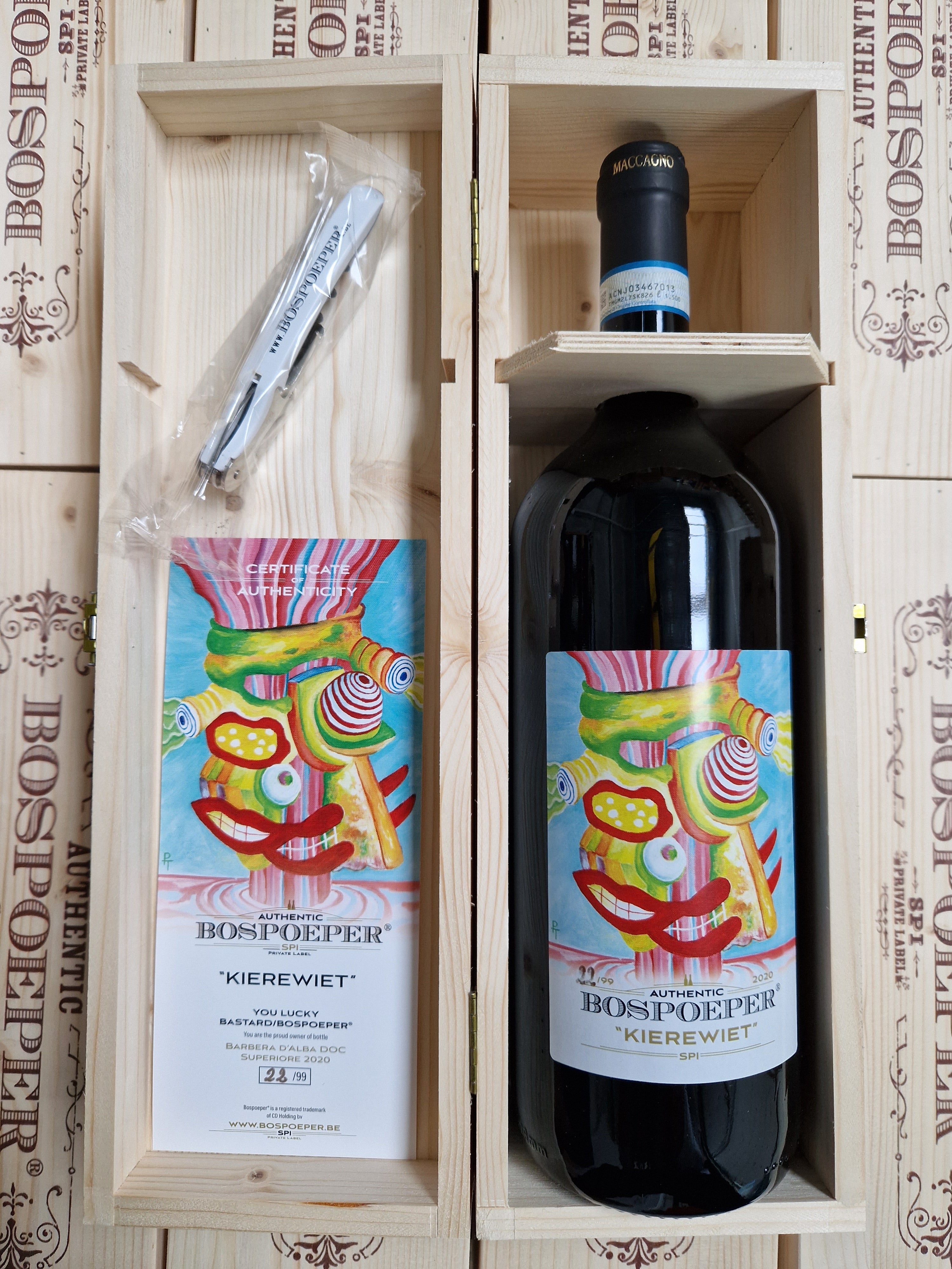 Barbera d'Alba DOC 2020 Superiore MAGNUM Authentic Bospoeper Kierewiet (nog 4 Magnums beschikbaar)