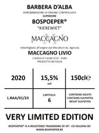 Barbera d'Alba DOC 2020 Superiore MAGNUM Authentic Bospoeper Kierewiet (nog 4 Magnums beschikbaar)
