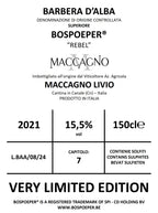Barbera d'Alba DOC 2021 Superiore MAGNUM Authentic Bospoeper Rebel
