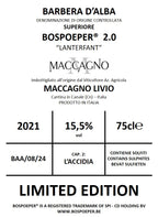 Barbera d'Alba DOC 2021 Superiore Authentic Bospoeper lanterfant
